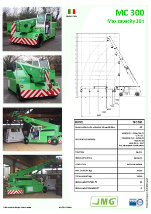 Industrie-Mobilkrane JMG MC 300