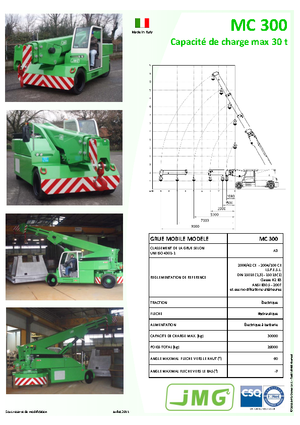 Industrie-Mobilkrane JMG MC 300