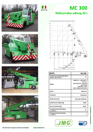 Industrie-Mobilkrane JMG MC 300