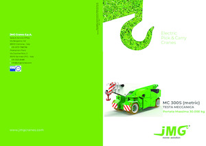 Industrie-Mobilkrane JMG MC 300S 