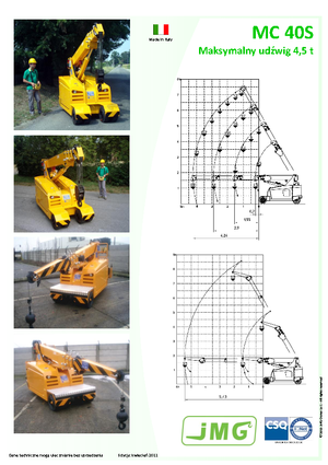 Industrie-Mobilkrane JMG MC 40 S