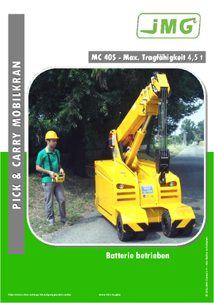 Industrie-Mobilkrane JMG MC 40 S