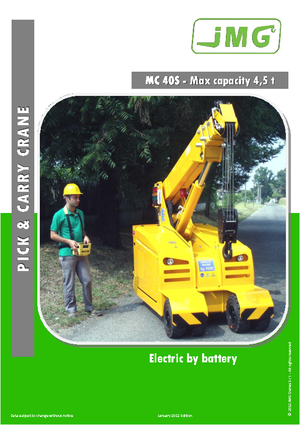Industrie-Mobilkrane JMG MC 40 S