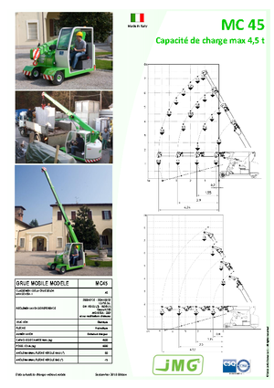 Industrie-Mobilkrane JMG MC 45