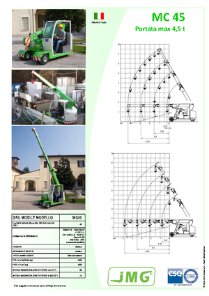 Industrie-Mobilkrane JMG MC 45