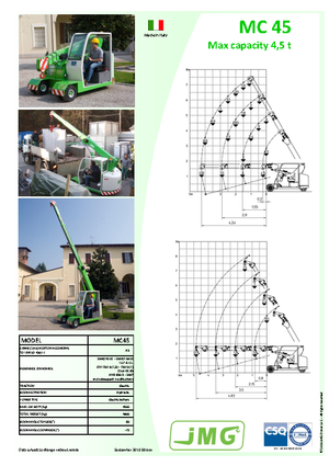 Industrie-Mobilkrane JMG MC 45