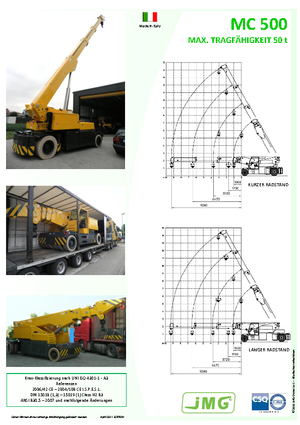 Industrie-Mobilkrane JMG MC 500