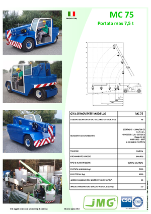 Industrie-Mobilkrane JMG MC 75