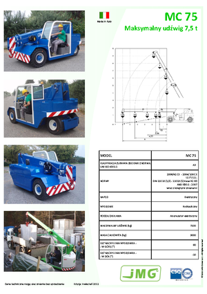 Industrie-Mobilkrane JMG MC 75