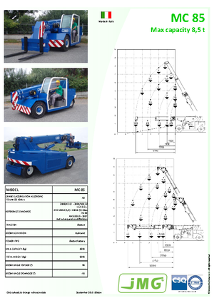 Industrie-Mobilkrane JMG MC 85