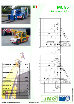 Industrie-Mobilkrane JMG MC 85