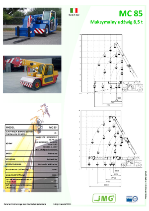 Industrie-Mobilkrane JMG MC 85