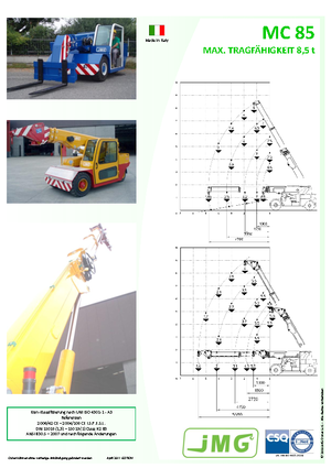 Industrie-Mobilkrane JMG MC 85