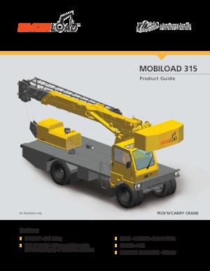 Industrie-Mobilkrane Til MOBILOAD 315