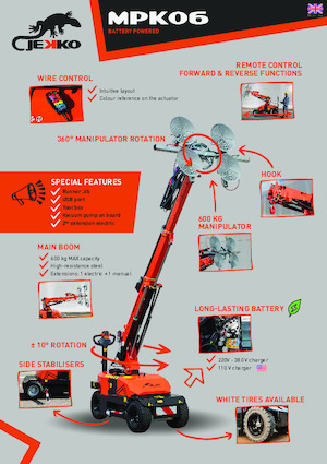 Industrie-Mobilkrane Jekko MPK06V