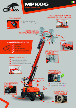Industrie-Mobilkrane Jekko MPK06V