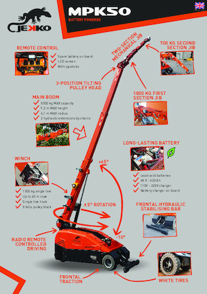 Industrie-Mobilkrane Jekko MPK50