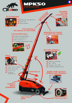 Industrie-Mobilkrane Jekko MPK50