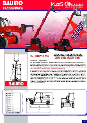 Industrie-Mobilkrane Galizia Multis 636