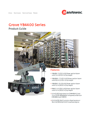 Industrie-Mobilkrane Grove YB4411