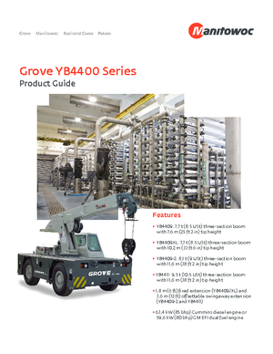 Industrie-Mobilkrane Grove YB4411