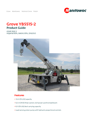 Industrie-Mobilkrane Grove YB5515-2
