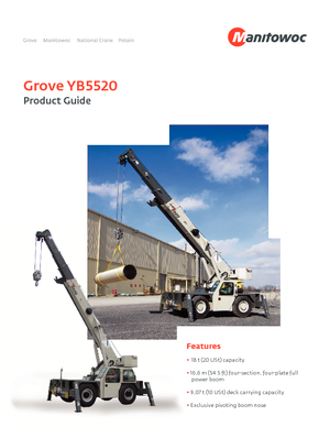 Industrie-Mobilkrane Grove YB5520
