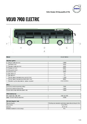 Überland­busse Volvo Buses 7900 Eletric