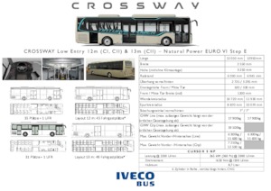 Überland­busse Iveco Crossway LE Natural power 12m 
