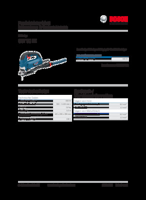 Stichsägen Bosch GST 90 BE
