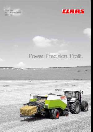 Grosspackenpressen + Hochdruckpressen Claas Quadrant 2200 Advantage