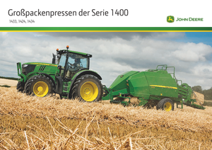 Grosspackenpressen + Hochdruckpressen John Deere 1434 C
