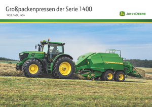 Grosspackenpressen + Hochdruckpressen John Deere 1424 C
