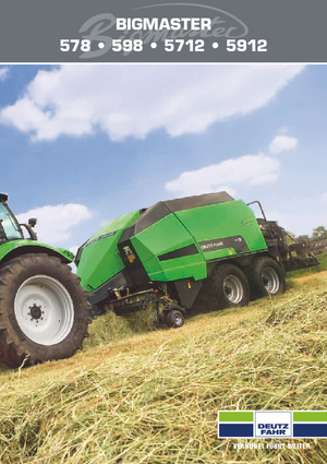 Grosspackenpressen + Hochdruckpressen DEUTZ-FAHR BigMaster 5912