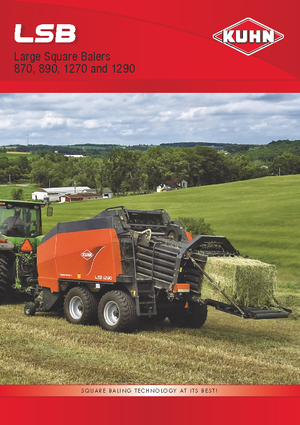 Grosspackenpressen + Hochdruckpressen Kuhn LSB 890 OC