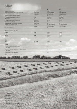 Grosspackenpressen + Hochdruckpressen Claas Markant 55