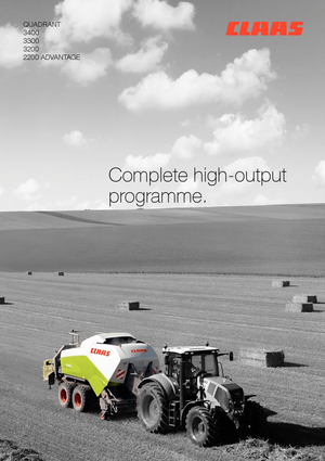 Grosspackenpressen + Hochdruckpressen Claas Quadrant 3300 RF