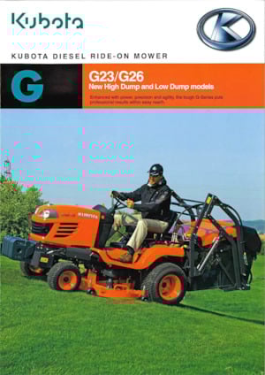 Aufsitzrasenmäher, Rasen- und Gartentraktoren Kubota G23 HD 