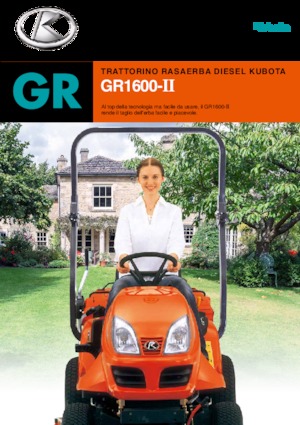 Aufsitzrasenmäher, Rasen- und Gartentraktoren Kubota GR1600-II 