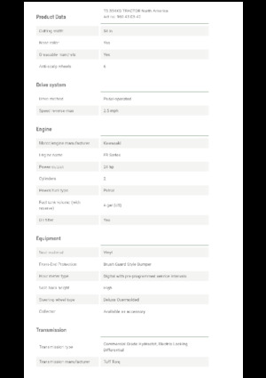 Aufsitzrasenmäher, Rasen- und Gartentraktoren Husqvarna TS 354XD