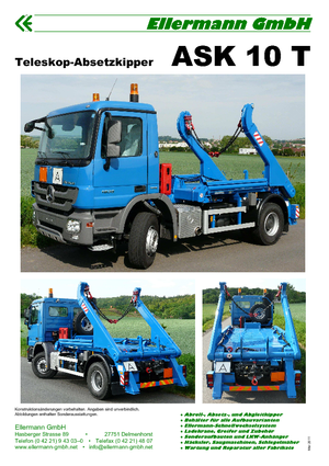 Absetz-Kipper Ellermann ASK 10 T