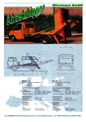 Absetz-Kipper Ellermann ASK 3 T