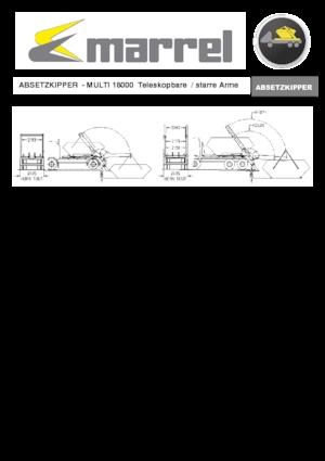 Absetz-Kipper Marrel Multi 18000 XLT DIN
