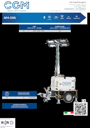 Lichtmasten CGM AD4-320L	