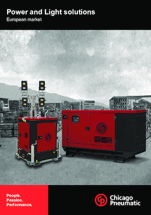 Lichtmasten Chicago Pneumatic CPLT V15W