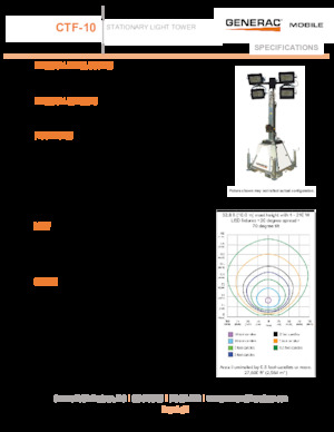 Lichtmasten Generac Mobile CTF 10 4x320W LED