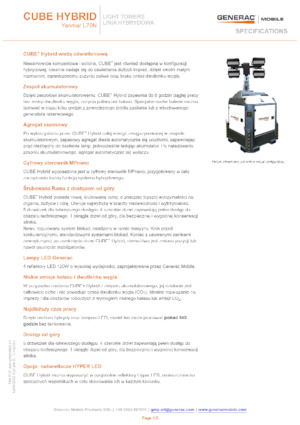 Lichtmasten Generac Mobile Cube Hybrid