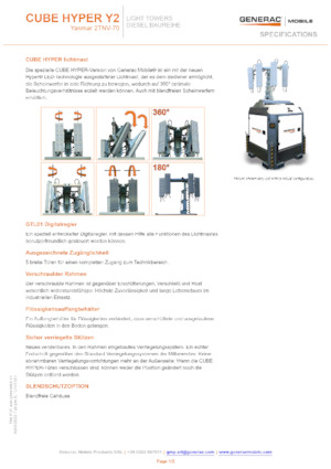 Lichtmasten Generac Mobile Cube Hyper Y2