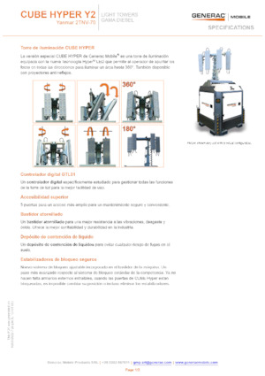 Lichtmasten Generac Mobile Cube Hyper Y2