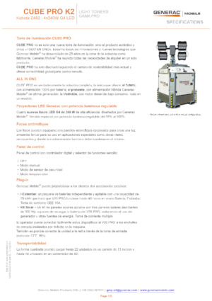 Lichtmasten Generac Mobile Cube Pro